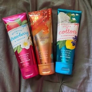 3 Bath & Body Works Lotion